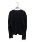 BOTTEGA VENETA (ボッテガベネタ) カシミヤ混コットン ワッフルニット ブラック サイズ:Ｍ：28000円