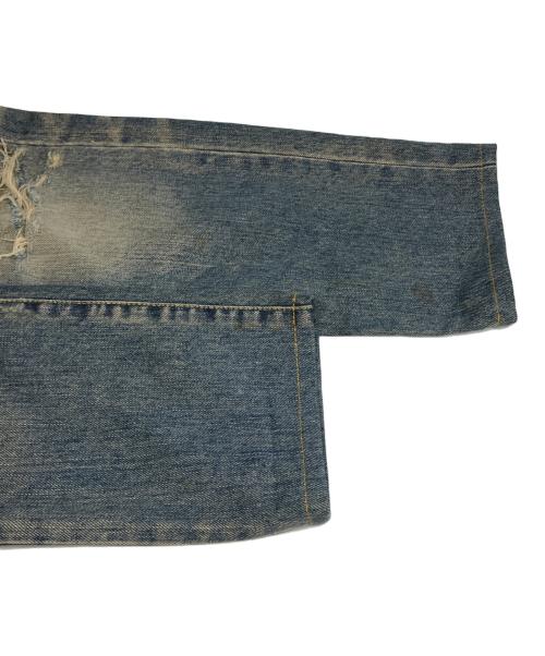 Saint Laurent Paris（サンローランパリ）Saint Laurent Paris (サンローランパリ) デストロイ クラッシュ加工 スキニー デニムパンツ インディゴ サイズ:30の古着・服飾アイテム