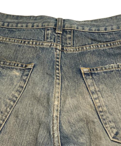 Saint Laurent Paris（サンローランパリ）Saint Laurent Paris (サンローランパリ) デストロイ クラッシュ加工 スキニー デニムパンツ インディゴ サイズ:30の古着・服飾アイテム