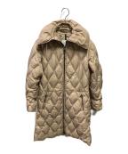 MONCLERモンクレール）の古着「キルティングダウンコート」｜ベージュ