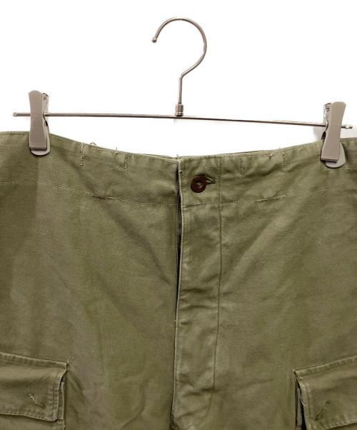 DUTCH ARMY（オランダ軍）DUTCH ARMY (オランダ軍) 60sダブルフェイスカーゴパンツ グリーン サイズ:サイズ詳細参照の古着・服飾アイテム
