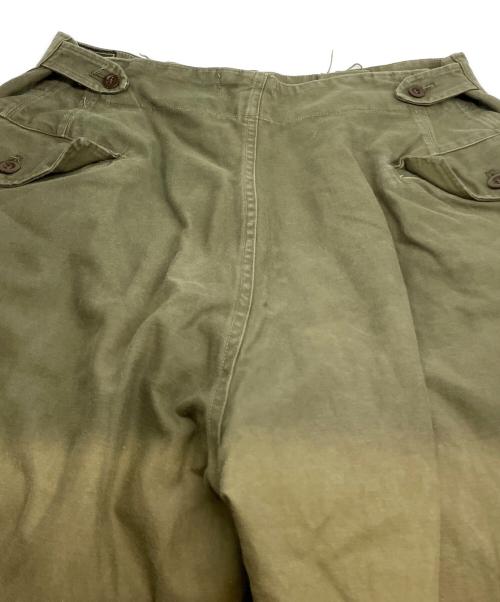 DUTCH ARMY（オランダ軍）DUTCH ARMY (オランダ軍) 60sダブルフェイスカーゴパンツ グリーン サイズ:サイズ詳細参照の古着・服飾アイテム
