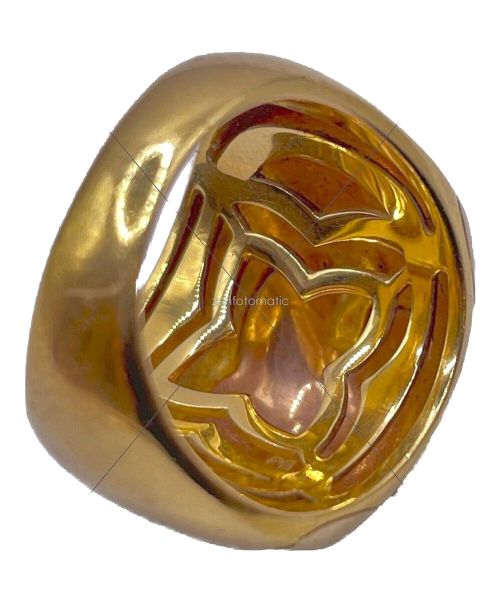 BVLGARI（ブルガリ）BVLGARI (ブルガリ) ピラミデリング ゴールド サイズ:12の古着・服飾アイテム