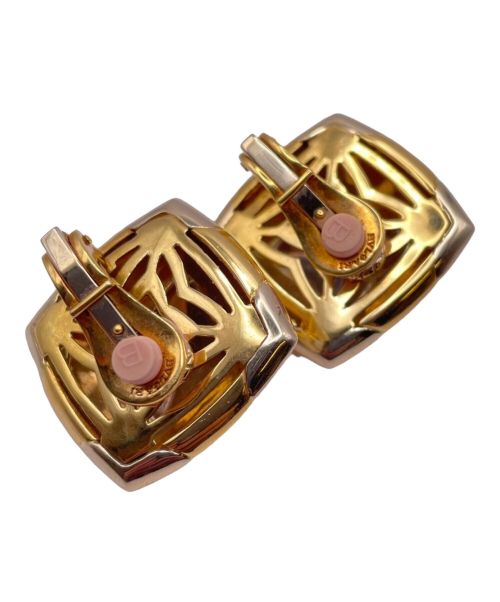 BVLGARI（ブルガリ）BVLGARI (ブルガリ) ピラミデイヤリング ゴールド サイズ:-の古着・服飾アイテム