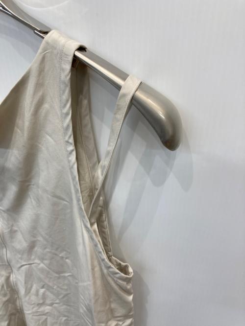 SAYAKA DAVIS（サヤカ デイヴィス）SAYAKA DAVIS (サヤカ デイヴィス) Gathered Back Dress/コットンダブルストラップロングワンピース アイボリー サイズ:4の古着・服飾アイテム