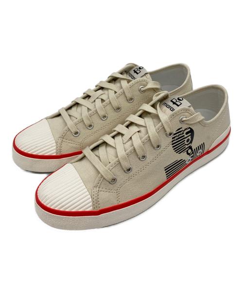 ISABEL MARANT（イザベルマラン）ISABEL MARANT (イザベルマラン) キャンバスロゴスニーカー アイボリー サイズ:41の古着・服飾アイテム