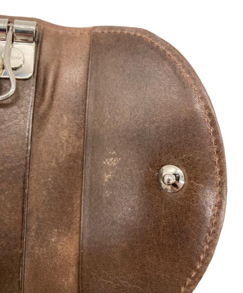 aniary（アニアリ）aniary (アニアリ) 型押しレザーキーケース ブラウン サイズ:表記なしの古着・服飾アイテム