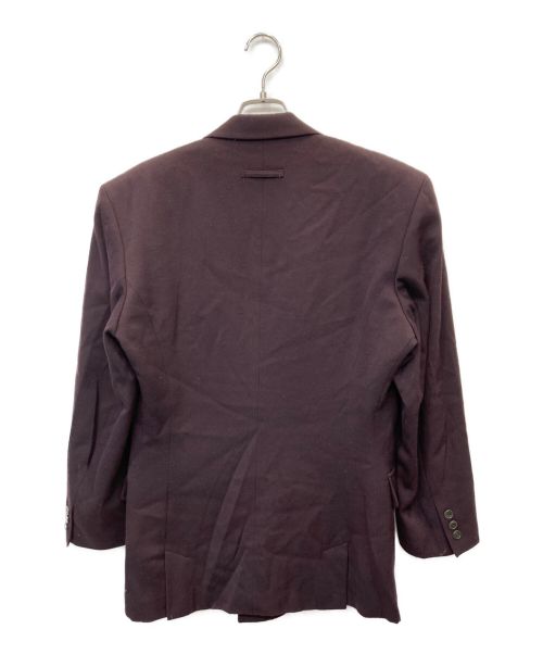 Jean Paul Gaultier homme（ジャンポールゴルチェオム）Jean Paul Gaultier homme (ジャンポールゴルチェオム) [古着]ダブルブレストテーラードジャケット ボルドー サイズ:48の古着・服飾アイテム