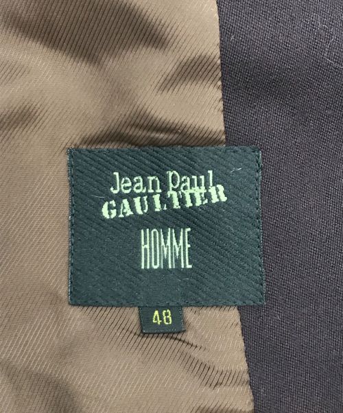 Jean Paul Gaultier homme（ジャンポールゴルチェオム）Jean Paul Gaultier homme (ジャンポールゴルチェオム) [古着]ダブルブレストテーラードジャケット ボルドー サイズ:48の古着・服飾アイテム