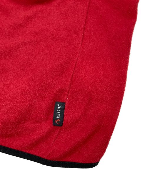 POLO SPORT（ポロスポーツ）POLO SPORT (ポロスポーツ) 古着ロゴワッペンフリースジャケット レッド サイズ:XLの古着・服飾アイテム