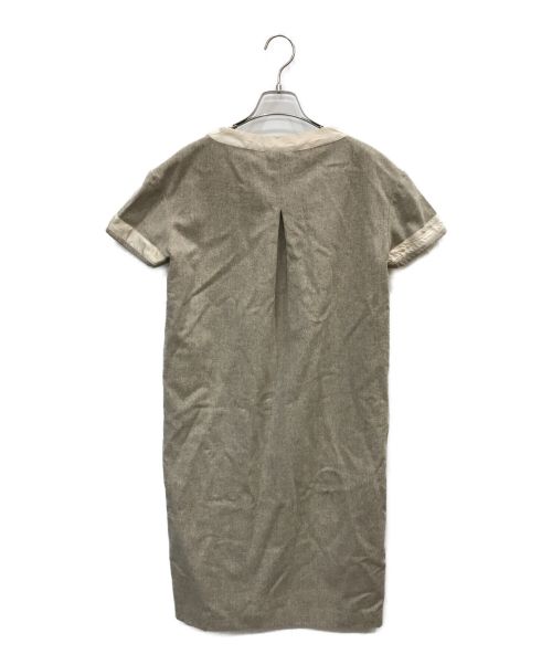 DRIES VAN NOTEN（ドリスヴァンノッテン）DRIES VAN NOTEN (ドリスヴァンノッテン) ワンピース ベージュ サイズ:36の古着・服飾アイテム