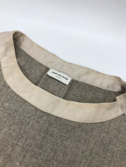 DRIES VAN NOTEN（ドリスヴァンノッテン）DRIES VAN NOTEN (ドリスヴァンノッテン) ワンピース ベージュ サイズ:36の古着・服飾アイテム