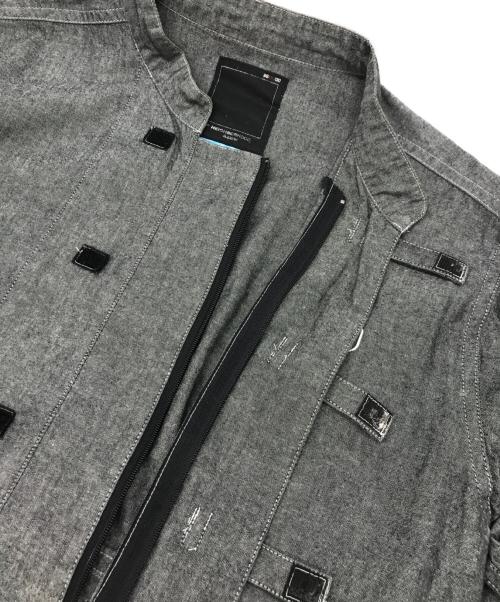 NEIGHBORHOOD（ネイバーフッド）NEIGHBORHOOD (ネイバーフッド) 90s シャンブレーカンフージャケット グレー サイズ:Mの古着・服飾アイテム