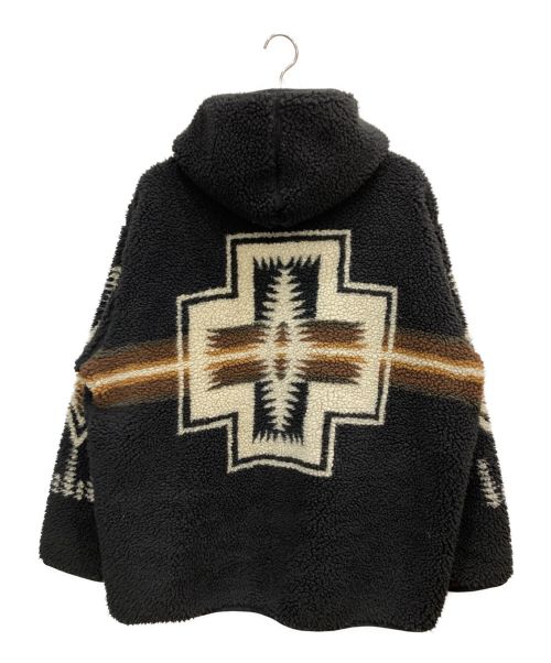 PENDLETON（ペンドルトン）PENDLETON (ペンドルトン) ボアフリースフーディ ブラック サイズ:XLの古着・服飾アイテム