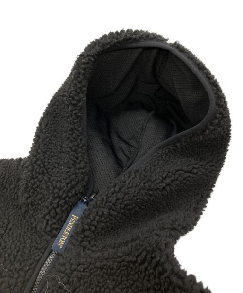 PENDLETON（ペンドルトン）PENDLETON (ペンドルトン) ボアフリースフーディ ブラック サイズ:XLの古着・服飾アイテム