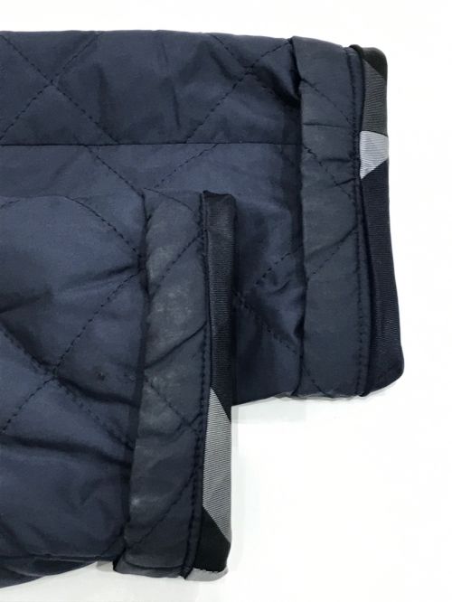 BLUE LABEL CRESTBRIDGE（ブルーレーベルクレストブリッジ）BLUE LABEL CRESTBRIDGE (ブルーレーベルクレストブリッジ) キルティングコート ネイビー サイズ:38の古着・服飾アイテム