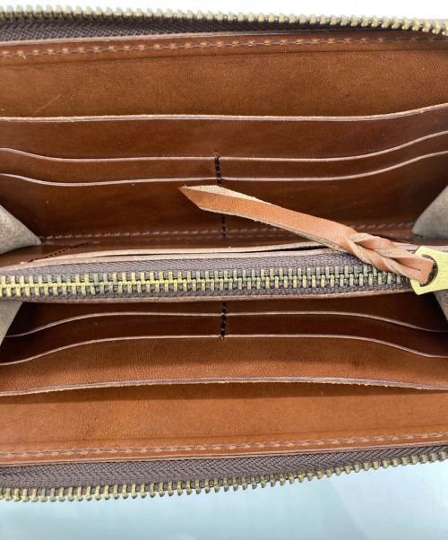 HIGH QUALITY LEATHER（ハイ クオリティ レザー）HIGH QUALITY LEATHER (ハイ クオリティ レザー) 財布 ブラウンの古着・服飾アイテム