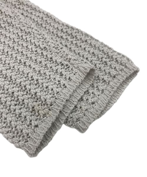 Plage（プラージュ）Plage (プラージュ) Tape Yarn Cropped カーディガン ライトグレー サイズ:FREEの古着・服飾アイテム