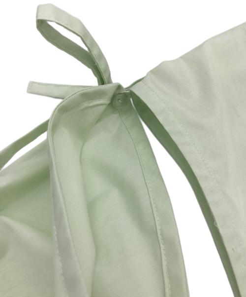 Ameri（アメリ）AMERI (アメリ) 2WAY RIBBON SLEEVE SHIRT ミント サイズ:表記なしの古着・服飾アイテム