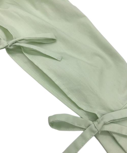 Ameri（アメリ）AMERI (アメリ) 2WAY RIBBON SLEEVE SHIRT ミント サイズ:表記なしの古着・服飾アイテム
