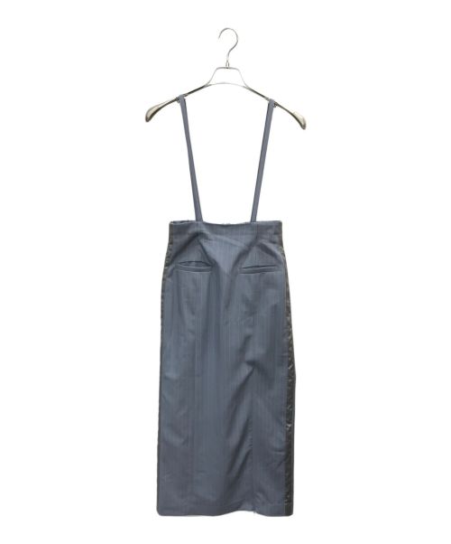 Ameri（アメリ）AMERI (アメリ) OVER JACKET WITH SUSPENDER SKIRT グレー サイズ:Sの古着・服飾アイテム