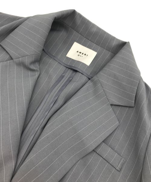 Ameri（アメリ）AMERI (アメリ) OVER JACKET WITH SUSPENDER SKIRT グレー サイズ:Sの古着・服飾アイテム