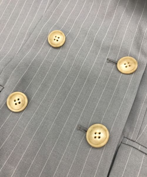 Ameri（アメリ）AMERI (アメリ) OVER JACKET WITH SUSPENDER SKIRT グレー サイズ:Sの古着・服飾アイテム