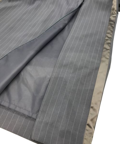 Ameri（アメリ）AMERI (アメリ) OVER JACKET WITH SUSPENDER SKIRT グレー サイズ:Sの古着・服飾アイテム