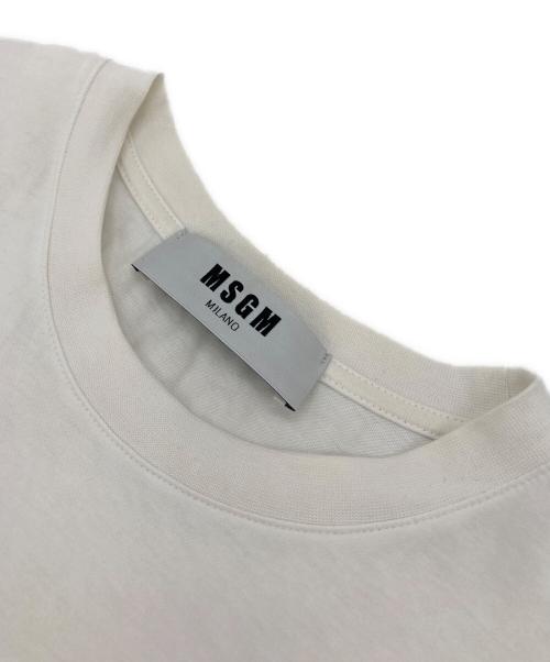 MSGM（エムエスジーエム）MSGM (エムエスジーエム) Tシャツ ホワイト サイズ:XSの古着・服飾アイテム
