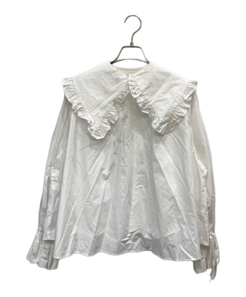 Gypsohila（ジプソフィア）Gypsohila (ジプソフィア) 付け襟シャツ ホワイト サイズ:Freeの古着・服飾アイテム