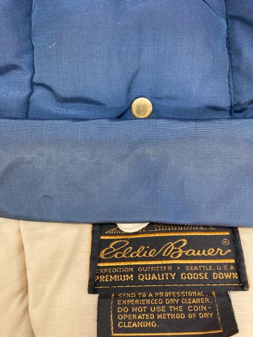 Eddie Bauer（エディーバウアー）Eddie Bauer (エディーバウアー) カラコラムダウンジャケット ネイビー サイズ:表記なしの古着・服飾アイテム