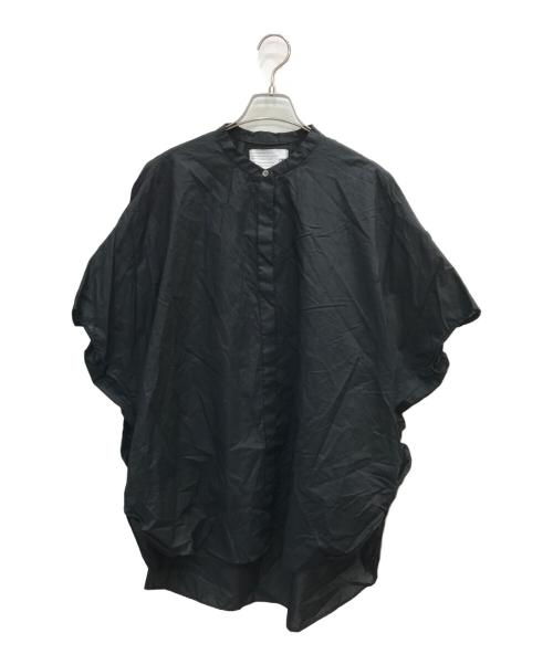 plus beau telle est notre mission（プリュボーテルエストノトルミッション）plus beau telle est notre mission (プリュボーテルエストノトルミッション) シャツ ブラック サイズ:38の古着・服飾アイテム