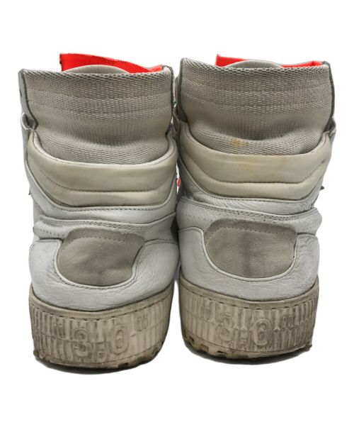 OFFWHITE（オフホワイト）OFFWHITE (オフホワイト) タグデザインハイカットスニーカー ホワイト サイズ:43の古着・服飾アイテム