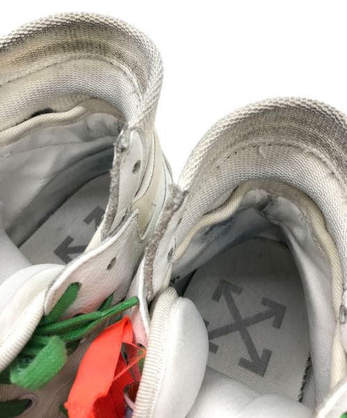 OFFWHITE（オフホワイト）OFFWHITE (オフホワイト) タグデザインハイカットスニーカー ホワイト サイズ:43の古着・服飾アイテム