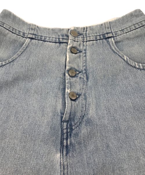 MM6 Maison Margiela（エムエムシックスメゾンマルジェラ）MM6 Maison Margiela (エムエムシックス メゾンマルジェラ) バギーデニムパンツ インディゴ サイズ:40の古着・服飾アイテム