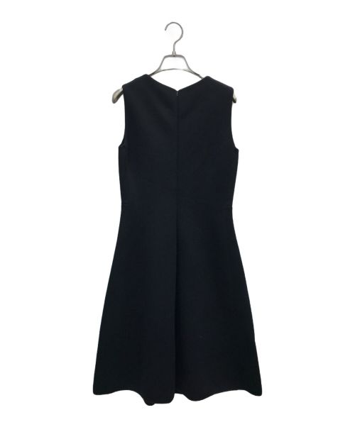 'S Max Mara（エスマックスマーラ）'S Max Mara (エスマックスマーラ) ビジューダンボールドレス ブラック サイズ:Sの古着・服飾アイテム