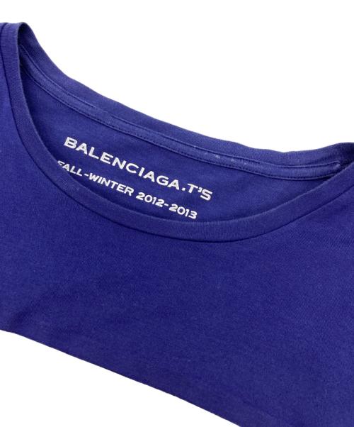 BALENCIAGA（バレンシアガ）BALENCIAGA (バレンシアガ) BロゴTシャツ ネイビー サイズ:Sの古着・服飾アイテム