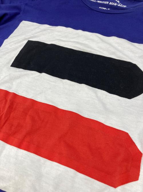 BALENCIAGA（バレンシアガ）BALENCIAGA (バレンシアガ) BロゴTシャツ ネイビー サイズ:Sの古着・服飾アイテム