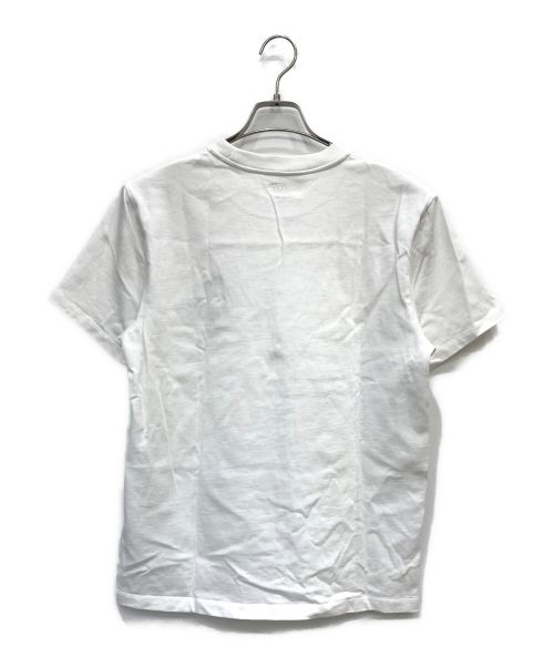 AMI Alexandre Mattiussi（アミアレクサンドルマテュッシ）AMI Alexandre Mattiussi (アミ アレクサンドル マテュッシ) ワンポイント刺繍Tシャツ ホワイト サイズ:Mの古着・服飾アイテム