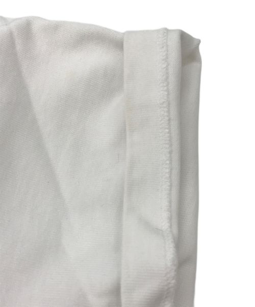 AMI Alexandre Mattiussi（アミアレクサンドルマテュッシ）AMI Alexandre Mattiussi (アミ アレクサンドル マテュッシ) ワンポイント刺繍Tシャツ ホワイト サイズ:Mの古着・服飾アイテム