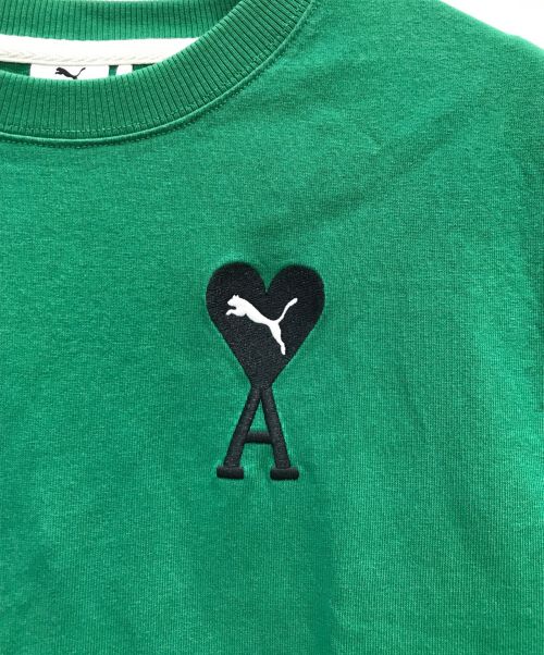 AMI Alexandre Mattiussi（アミアレクサンドルマテュッシ）AMI Alexandre Mattiussi (アミ アレクサンドル マテュッシ) PUMA (プーマ) GRAPHIC TEE グリーン サイズ:Sの古着・服飾アイテム