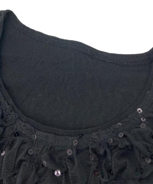 SPECCHIO（スペッチオ）SPECCHIO (スペッチオ) カットソー ブラック サイズ:40の古着・服飾アイテム