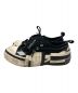 YOHJI YAMAMOTO (ヨウジヤマモト) XVESSEL (ヴァネス・ウー)  レイヤードロウトップスニーカー ブラック サイズ:24cm：9000円