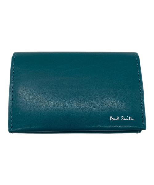 PAUL SMITH（ポールスミス）Paul Smith (ポールスミス) 名刺入れ グリーン サイズ:FREEの古着・服飾アイテム