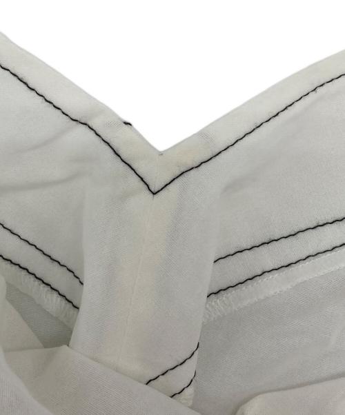 ebure（エブール）ebure (エブール) カラーステッチブラウス ホワイト サイズ:38の古着・服飾アイテム