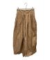 HARVESTY（ハーベスティー）の古着「コットンサーカスキュロットパンツ」｜ブラウン