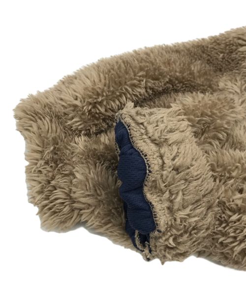 Cape HEIGHTS（ケープハイツ）Cape HEIGHTS (ケープハイツ) JOURNAL STANDARD (ジャーナル スタンダード) ロングスタンダードフリースコート ベージュ×ネイビー サイズ:Sの古着・服飾アイテム