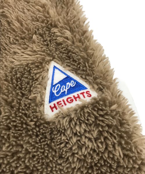 Cape HEIGHTS（ケープハイツ）Cape HEIGHTS (ケープハイツ) JOURNAL STANDARD (ジャーナル スタンダード) ロングスタンダードフリースコート ベージュ×ネイビー サイズ:Sの古着・服飾アイテム