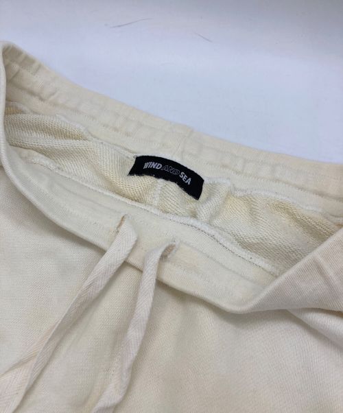 WIND AND SEA（ウィンダンシー）WIND AND SEA (ウィンド アンド シー) Speckled Dye SWEAT PANTS アイボリー サイズ:Mの古着・服飾アイテム