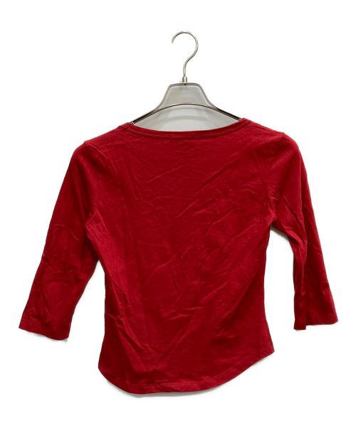 Vivienne Westwood RED LABEL（ヴィヴィアンウエストウッドレッドレーベル）Vivienne Westwood RED LABEL (ヴィヴィアンウエストウッドレッドレーベル) オーブ刺繍カットソー レッド サイズ:Sの古着・服飾アイテム